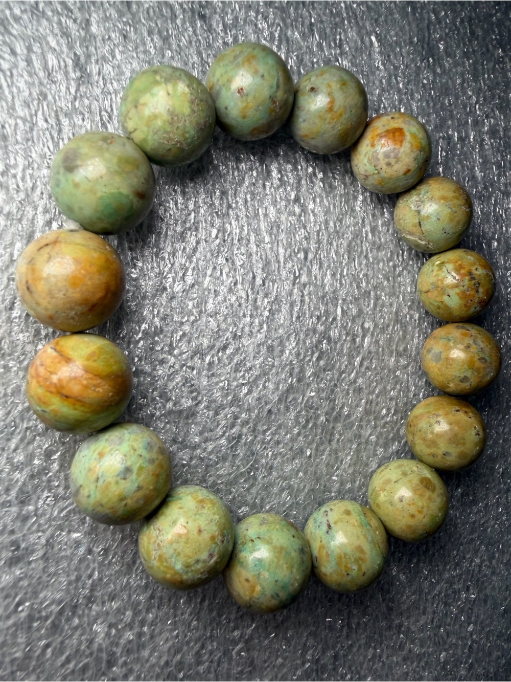 Incredible 12MM Turquoise Natural Crystal Bracelet